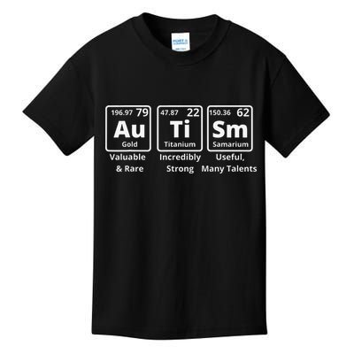 Autism Periodic Table Elements Spelling Kids T-Shirt