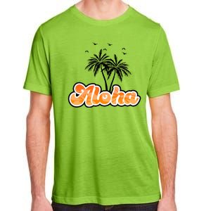 Aloha Palm Trees Hawaii Tropical Adult ChromaSoft Performance T-Shirt