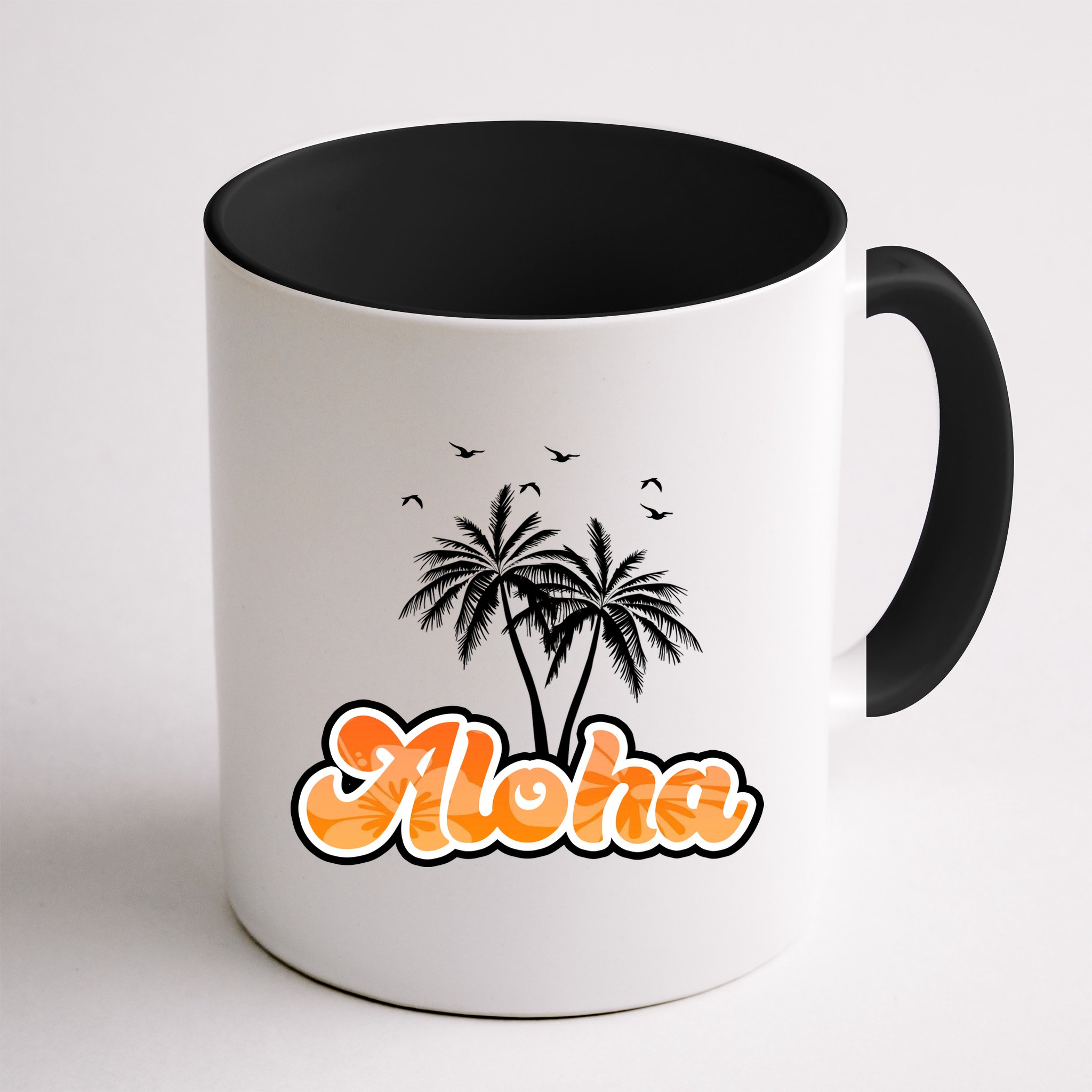 Aloha Palm Trees Hawaii Tropical Mug