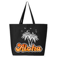 Aloha Palm Trees Hawaii Tropical 25L Jumbo Tote