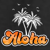 Aloha Palm Trees Hawaii Tropical 25L Jumbo Tote