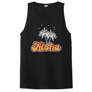 Aloha Palm Trees Hawaii Tropical PosiCharge Competitor Tank