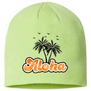 Aloha Palm Trees Hawaii Tropical Sustainable Beanie