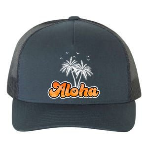 Aloha Palm Trees Hawaii Tropical Yupoong Adult 5-Panel Trucker Hat