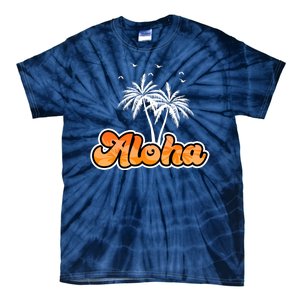 Aloha Palm Trees Hawaii Tropical Tie-Dye T-Shirt