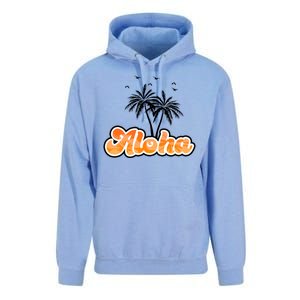 Aloha Palm Trees Hawaii Tropical Unisex Surf Hoodie