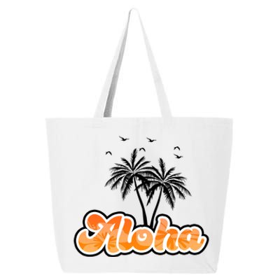 Aloha Palm Trees Hawaii Tropical 25L Jumbo Tote