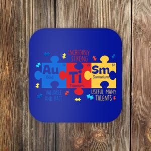 Autism Periodic Table Elets Autism Awareness Gift Coaster