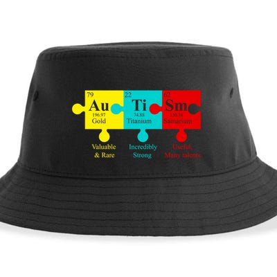 Autism Periodic Table Elets Autist Gift Sustainable Bucket Hat