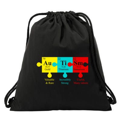 Autism Periodic Table Elets Autist Gift Drawstring Bag