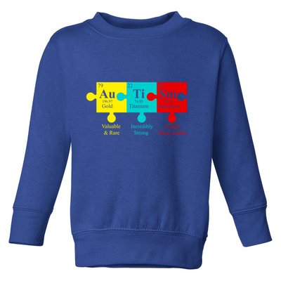 Autism Periodic Table Elets Autist Gift Toddler Sweatshirt