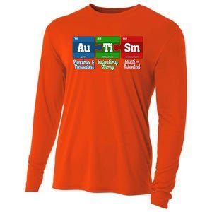 Autism Periodic Table Gift Autism Awareness Month Cute Gift Cooling Performance Long Sleeve Crew