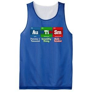 Autism Periodic Table Gift Autism Awareness Month Cute Gift Mesh Reversible Basketball Jersey Tank