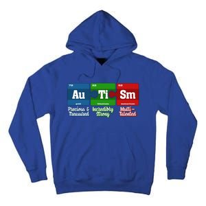 Autism Periodic Table Gift Autism Awareness Month Cute Gift Tall Hoodie