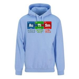 Autism Periodic Table Gift Autism Awareness Month Cute Gift Unisex Surf Hoodie