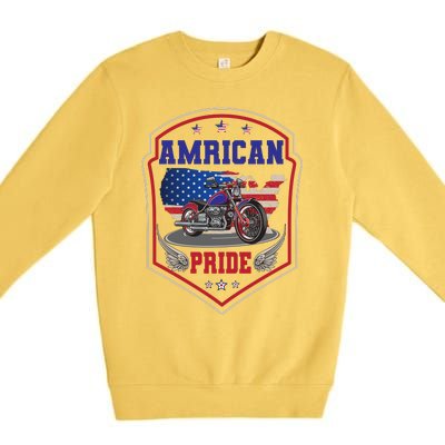 Amrican Pride T Premium Crewneck Sweatshirt