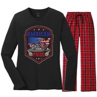 Amrican Pride T Women's Long Sleeve Flannel Pajama Set 