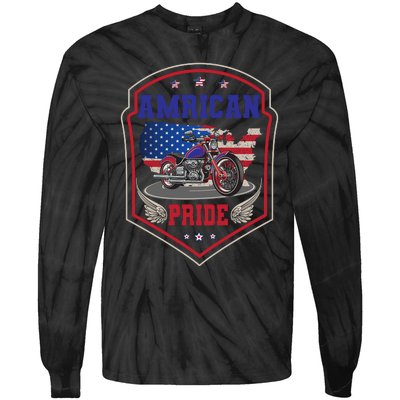 Amrican Pride T Tie-Dye Long Sleeve Shirt