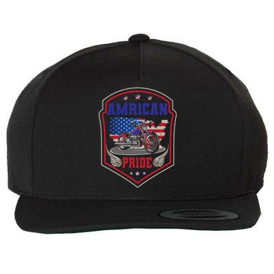 Amrican Pride T Wool Snapback Cap