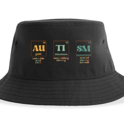 Autism Periodic Table Special Education Teacher Sustainable Bucket Hat