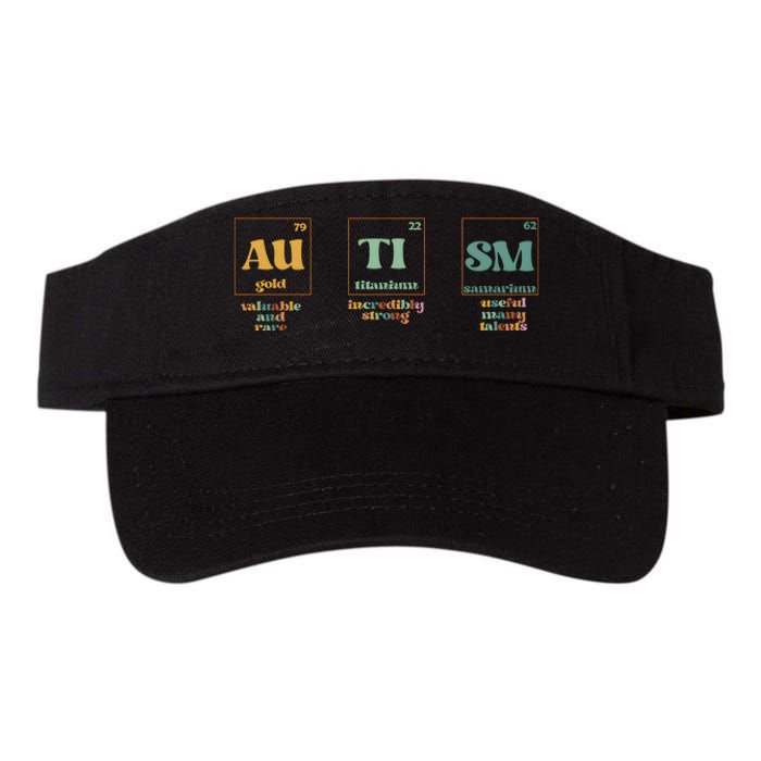 Autism Periodic Table Special Education Teacher Valucap Bio-Washed Visor