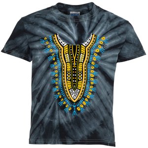 African Print Traditional Tribal Pride Dashiki Attire Kente Kids Tie-Dye T-Shirt