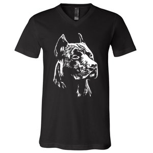 American Pitbull Terrier V-Neck T-Shirt