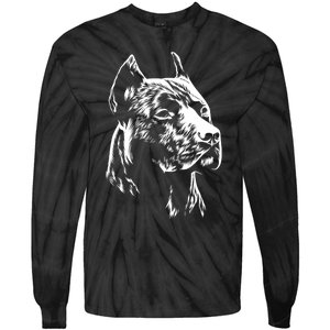 American Pitbull Terrier Tie-Dye Long Sleeve Shirt