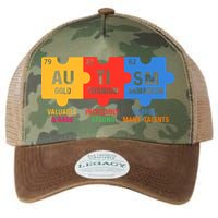 Autism Periodic Table Elements Gold Titanium Samarium Autism Awareness Legacy Tie Dye Trucker Hat
