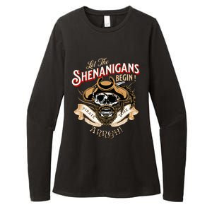 Arrgh Pirate Time Let The Shenanigans Begin Pirate Womens CVC Long Sleeve Shirt