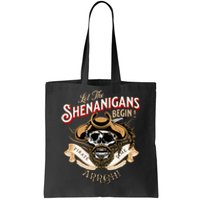 Arrgh Pirate Time Let The Shenanigans Begin Pirate Tote Bag