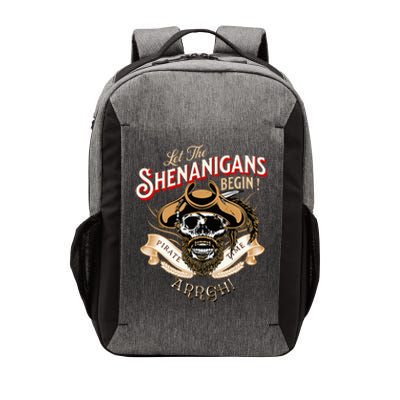 Arrgh Pirate Time Let The Shenanigans Begin Pirate Vector Backpack