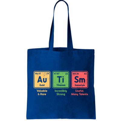 Autism Periodic Table Elets Spelling Autistic Great Gift Tote Bag