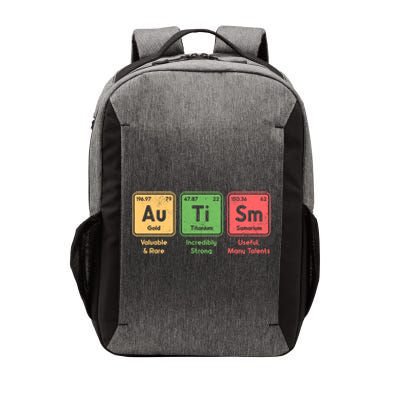 Autism Periodic Table Elets Spelling Autistic Great Gift Vector Backpack