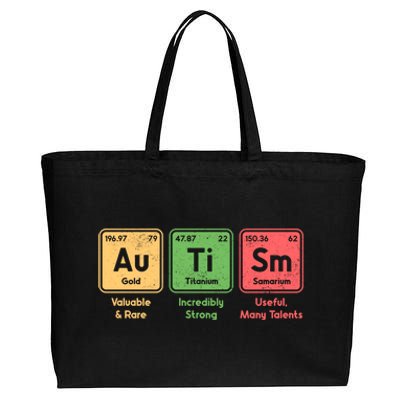 Autism Periodic Table Elets Spelling Autistic Great Gift Cotton Canvas Jumbo Tote