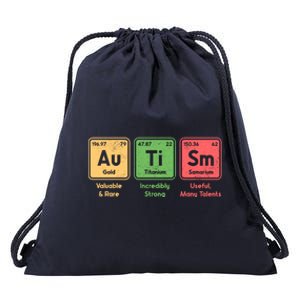 Autism Periodic Table Elets Spelling Autistic Great Gift Drawstring Bag