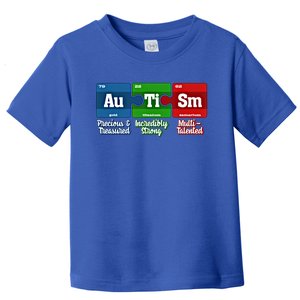 Autism Periodic Table Gift Autism Awareness Month Gift Toddler T-Shirt