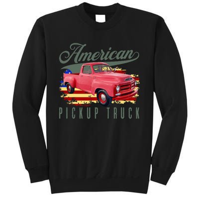 American Pickup Truck Adults Teens Sweatshirt