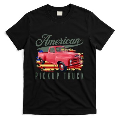 American Pickup Truck Adults Teens T-Shirt