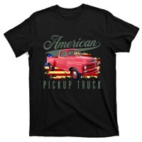 American Pickup Truck Adults Teens T-Shirt