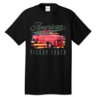 American Pickup Truck Adults Teens Tall T-Shirt