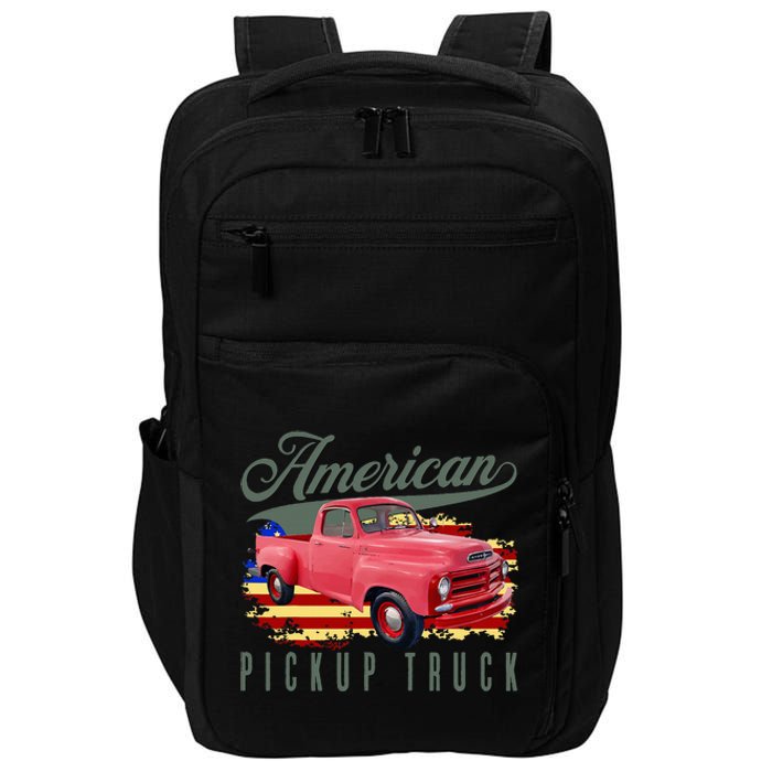 American Pickup Truck Adults Teens Impact Tech Backpack