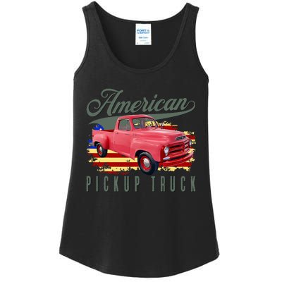 American Pickup Truck Adults Teens Ladies Essential Tank