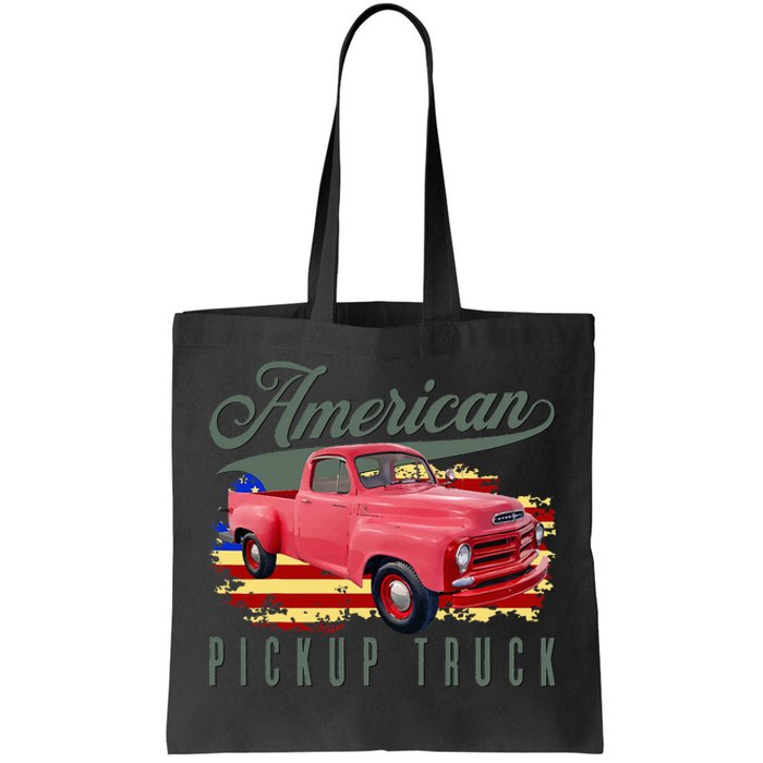 American Pickup Truck Adults Teens Tote Bag