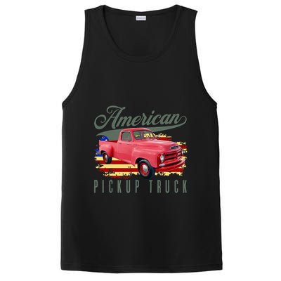 American Pickup Truck Adults Teens PosiCharge Competitor Tank