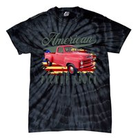 American Pickup Truck Adults Teens Tie-Dye T-Shirt