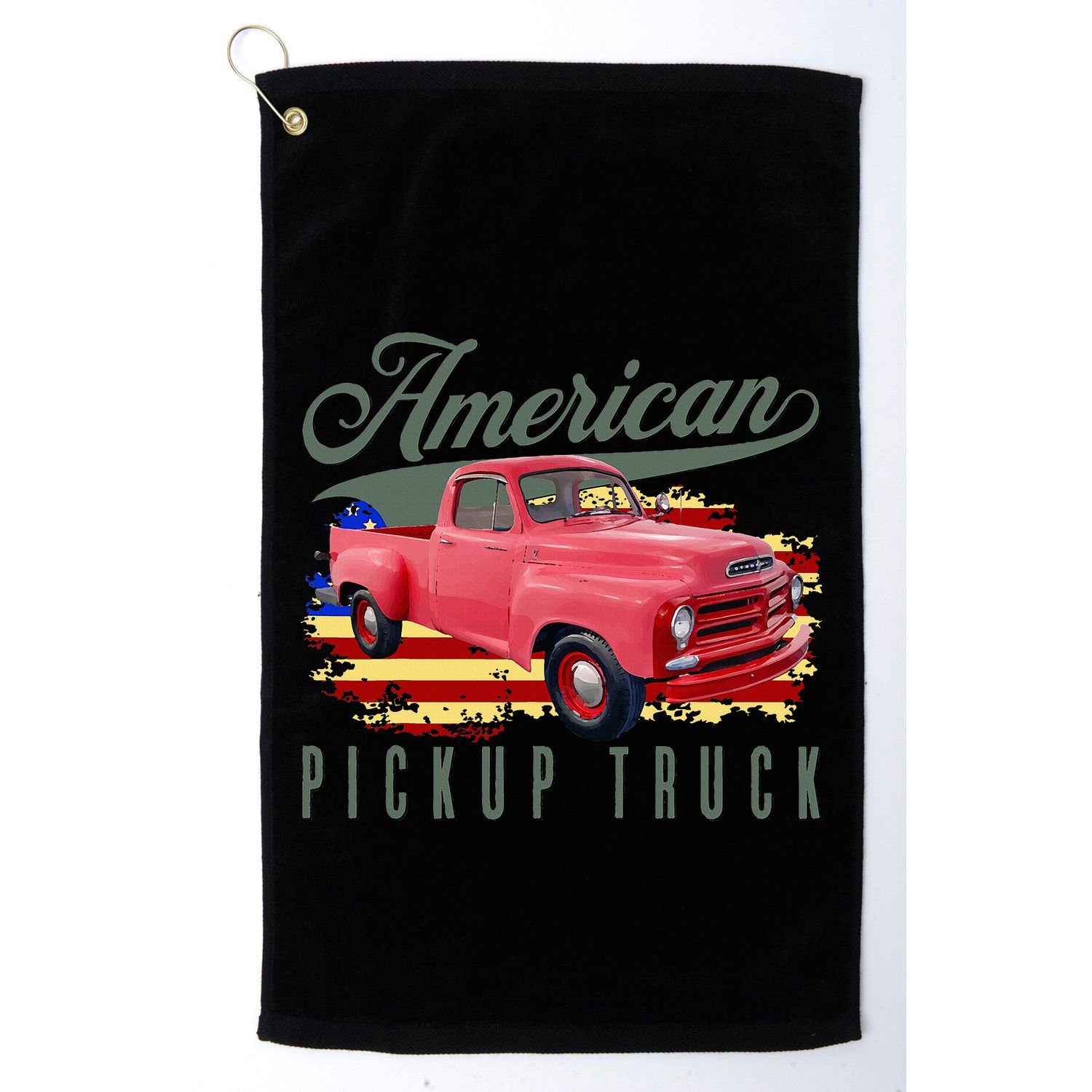 American Pickup Truck Adults Teens Golf Towel