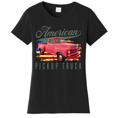 American Pickup Truck Adults Teens Women's T-Shirt