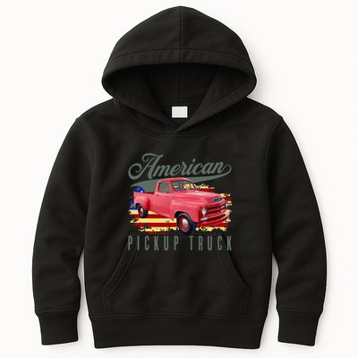 American Pickup Truck Adults Teens Kids Hoodie