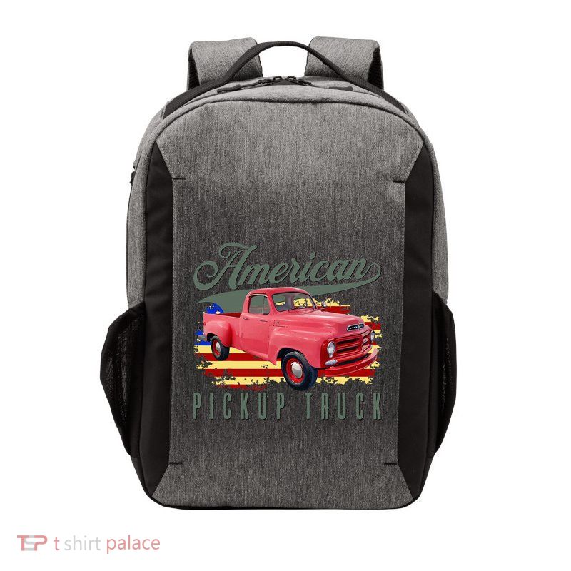 American Pickup Truck Adults Teens Vector Backpack